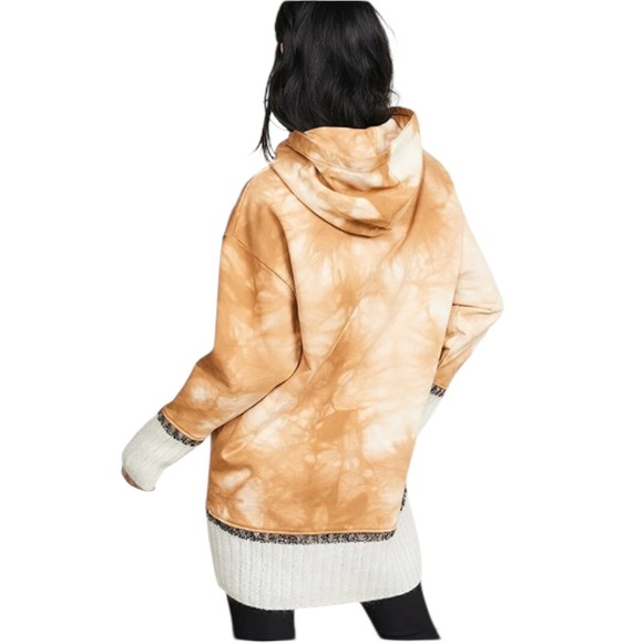 NWOT 3.1 Phillip Lim Mohair-Trim Tie-Dye Hoodie Size Medium - Picture 5 of 17